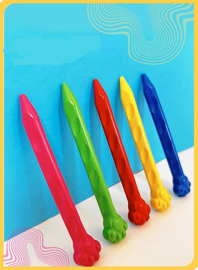 واي جيه قلم ألوان مائية بـ 12 لونًا، قلم ألوان مائية قابل للغسل برأس مزدوج للكتابة اليدوية، صناعة البطاقات، الحجارة، السيراميك، الزجاج، الخشب، القماش، الفن والأشغال اليدوية، وغيرها. - Image 2