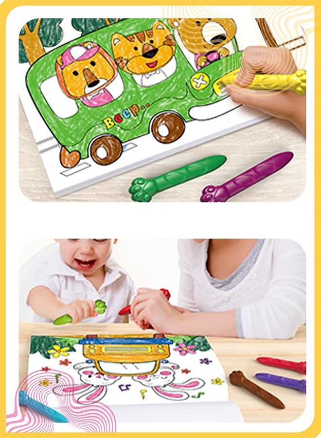 واي جيه قلم ألوان مائية بـ 12 لونًا، قلم ألوان مائية قابل للغسل برأس مزدوج للكتابة اليدوية، صناعة البطاقات، الحجارة، السيراميك، الزجاج، الخشب، القماش، الفن والأشغال اليدوية، وغيرها. - Image 4