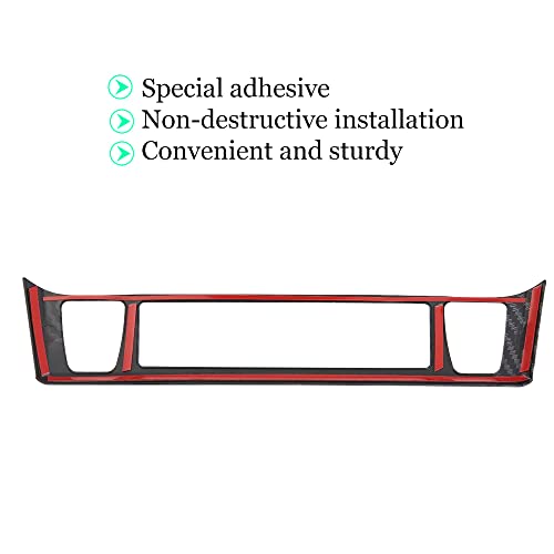 YOFAMO for Toyota RAV4 ABS Carbon Fiber Seat Heating Button Decoration Frame Trim Cover for Toyota RAV4 2019 2020 2021 2022 Interior Accessories(1PC) - Image 5