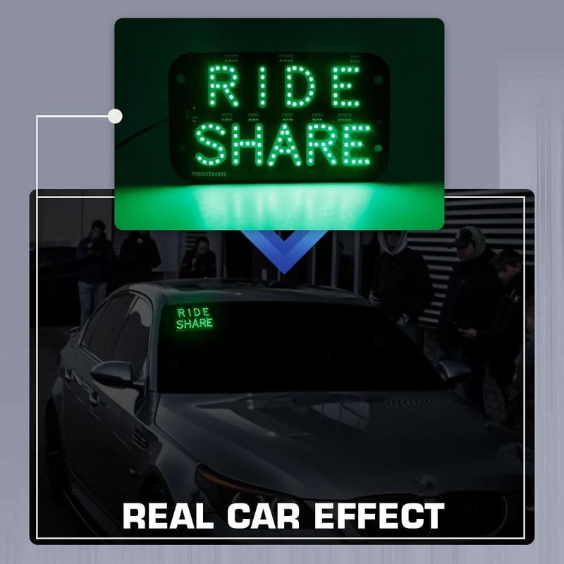 YSY LED Rideshare Sign with USB Cable - Image 4