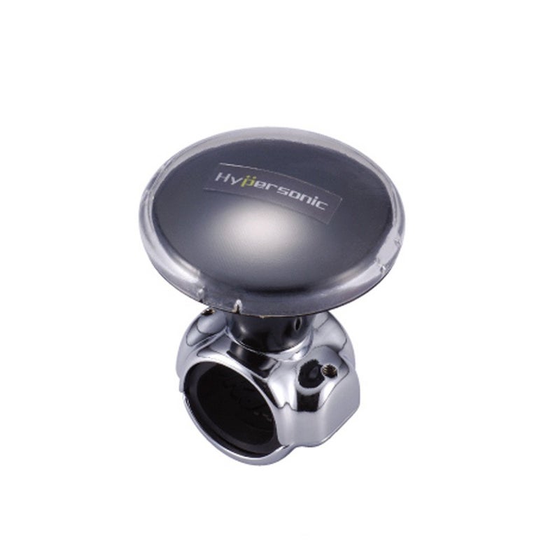 Hypersonic Black Steering Wheel Spinner Knob Car Power Handle - Image 1