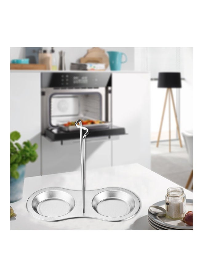 NIBEMINENT Stainless Steel Spoon Rest Silver  - Image 2