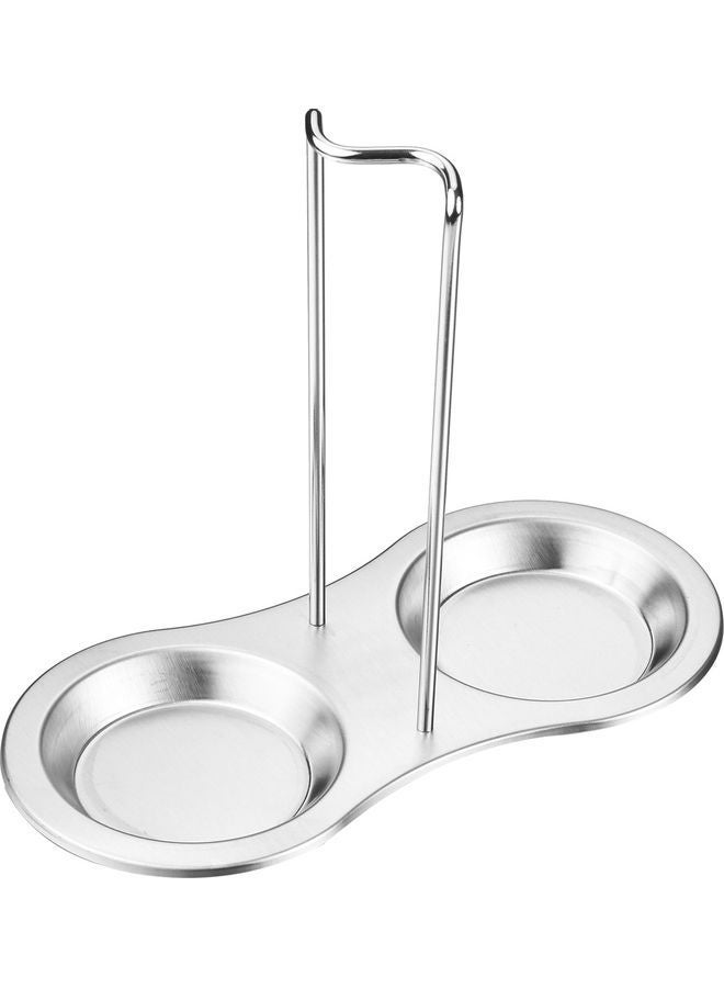 NIBEMINENT Stainless Steel Spoon Rest Silver  - Image 1