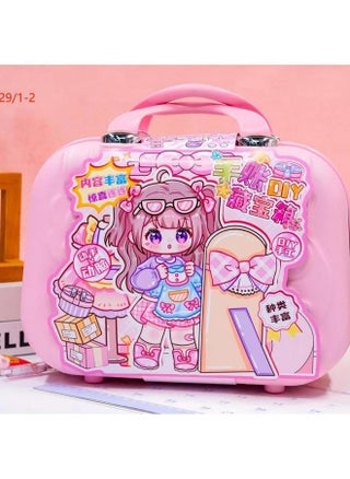 Hand Account DIY Treasure Chest (pink)
