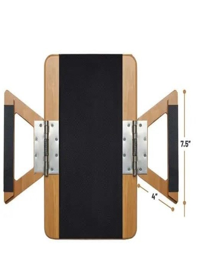 Packcy Spring Loaded Hinge | Automatic Close Heavy-Duty with 8 Screws 100x60x1.35mm Sofa Arm Tray Durable Action Hardware for Cabinets, Foldable Tables & DIY Projects - Image 3