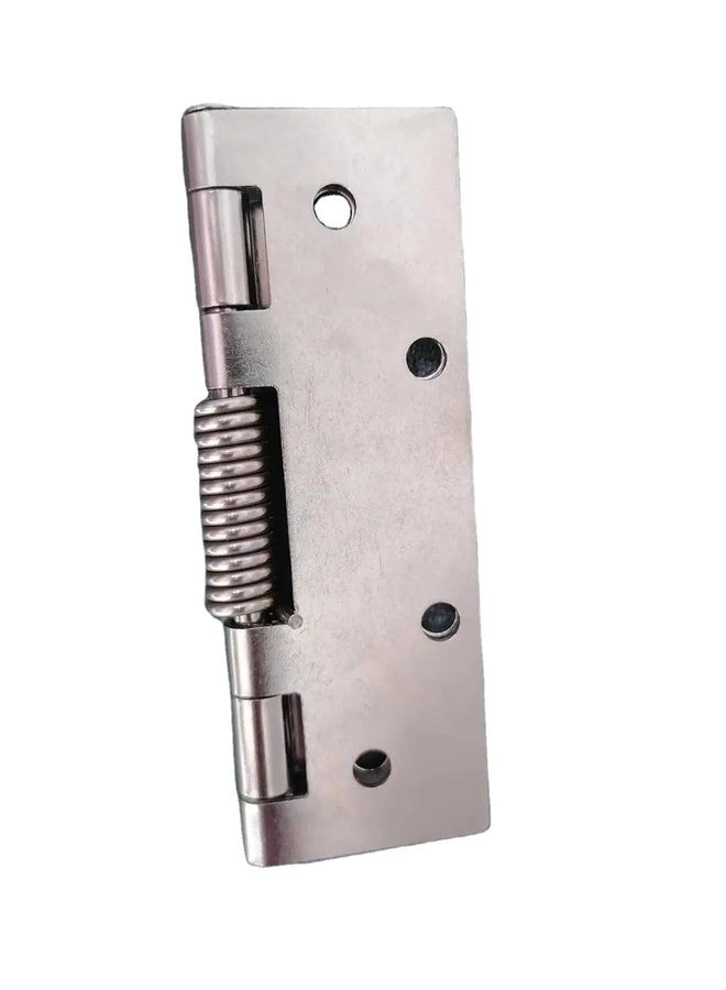 Packcy Spring Loaded Hinge | Automatic Close Heavy-Duty with 8 Screws 100x60x1.35mm Sofa Arm Tray Durable Action Hardware for Cabinets, Foldable Tables & DIY Projects - Image 5