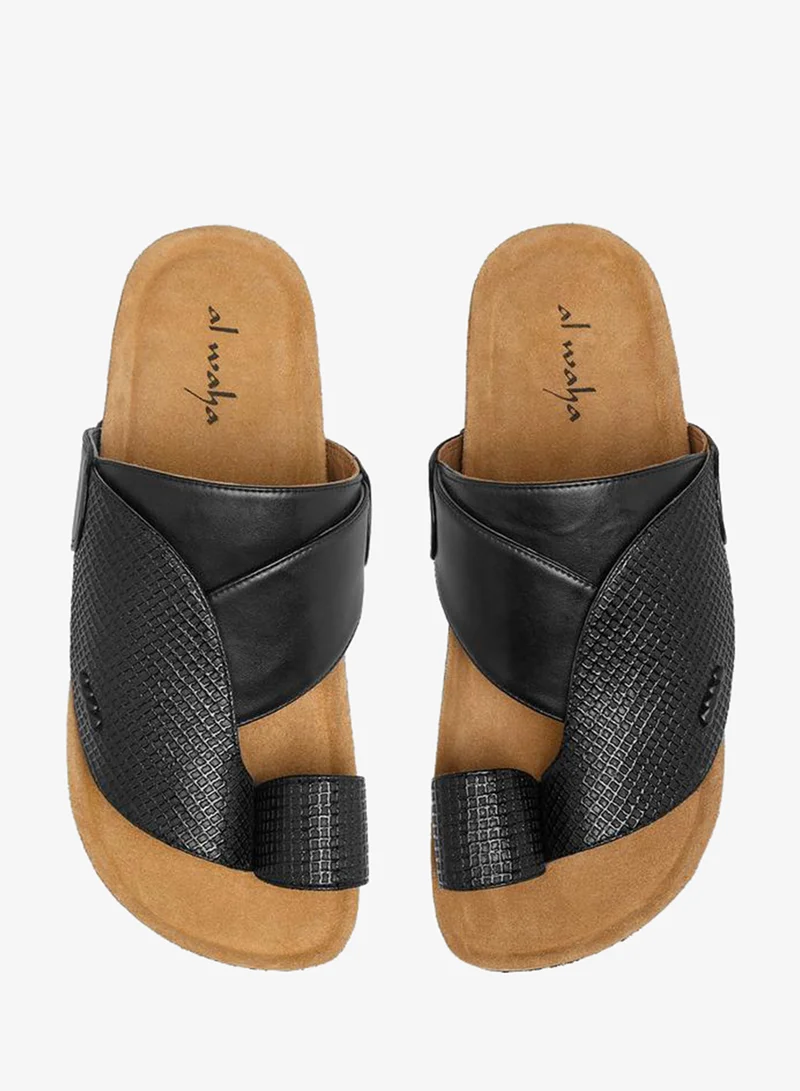 الواحة صنادل عربية جلدية رجالية مجموعة رمضان