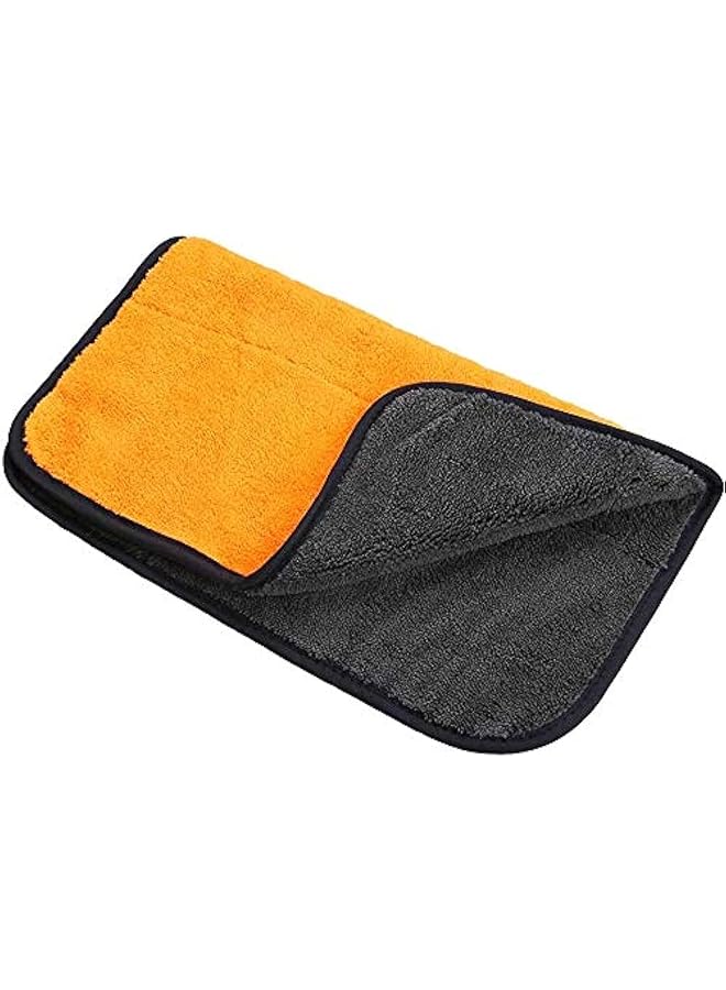 الكبريت منشفة غسيل السيارات من الكشمير المرجاني، منشفة سريعة الجفاف، منشفة تنظيف مزدوجة الجوانب - Image 1