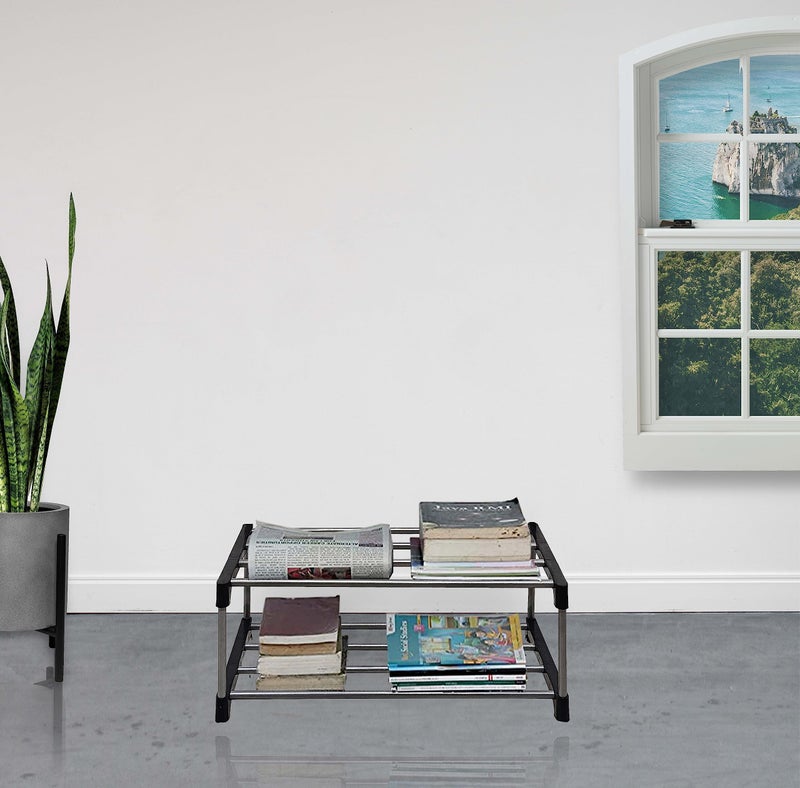 Urban Choice Book Shelf Rack Home Library Study (2 Shelves) - Image 3