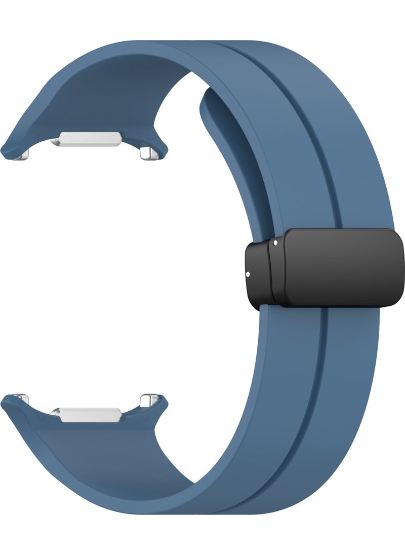Techmaster Samsung Galaxy Watch 7 Ultra 47MM Compatible Magnetic Magnet Band Silicone Strap  - Image 3