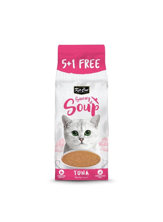 Kit Cat Tuna Soup (5+1)×50 g Wet Food For Cats Kit Cat Pouches  - Image 2