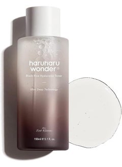 Haruharu Wonder Black Rice Hyaluronic Acid Toner 5.1 fl oz/150 ml | For All Skin Types | Fragrance Free, Vegan