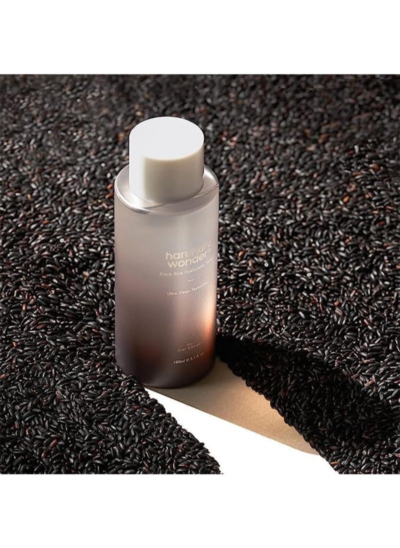 Haruharu - Haruharu Wonder Black Rice Hyaluronic Acid Toner 5.1 fl oz/150 ml | For All Skin Types | Fragrance Free, Vegan - Image 1