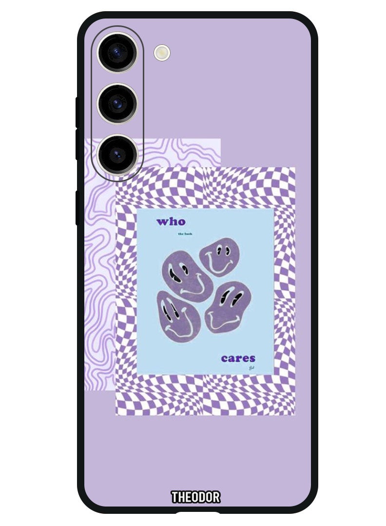 Theodor Protective Case Anti Scratch Shock Proof Bumper Cover For Samsung Galaxy S23 FE Who Cares - Image 1