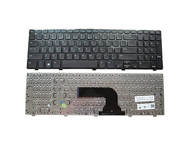 Wistar لوحة مفاتيح لابتوب متوافقة مع ديل إنسبيرون 15 3521 3537 15R 5521 5537 15R سلسلة لاتيتيود 3540 (أسود) - Image 1