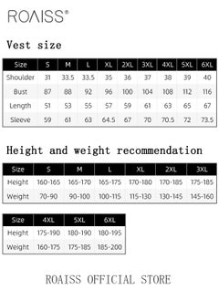 roaiss Men Single Breasted Formal Vests V Neck Sleeveless Slim Waistcoat for Male with Pockets and Back Drawstring for Business or Casual  - Image 4
