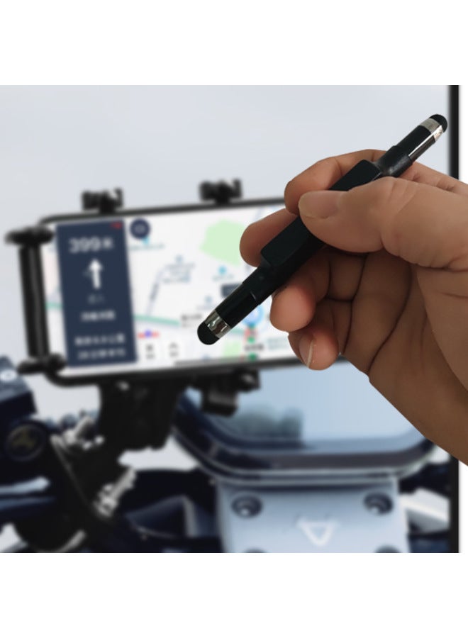 Loquat Motorcycle Riding Touch Screen Pen Mobile Phone Capacitance Pen Magnetic Suction Universal Tablet Computer Screen Touch Pen Adsorption Firm-Color:Strong Magnetic Absorption Double Conductive Cloth  - Image 4