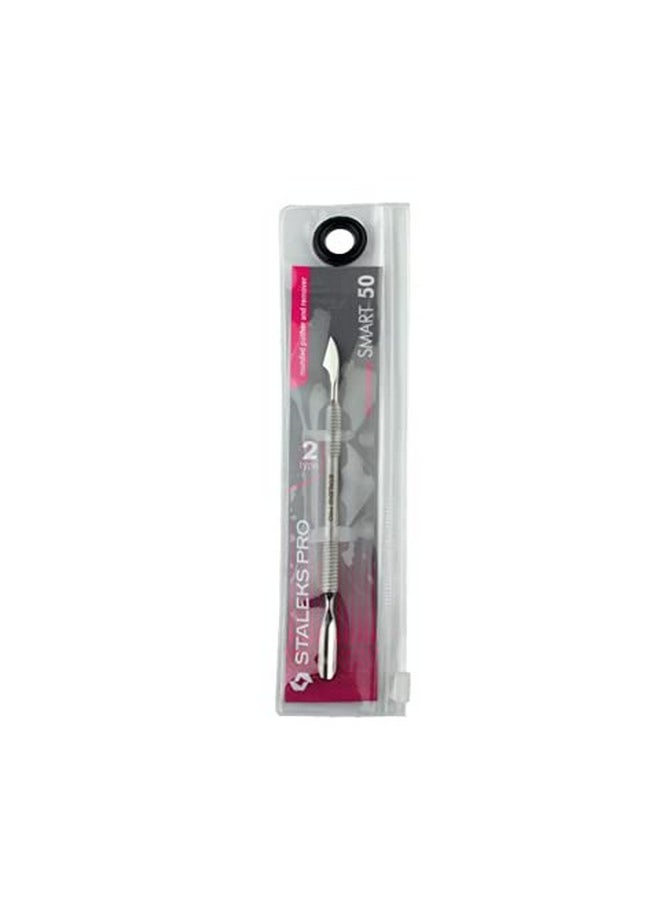STALEKS PRO - Cuticle Pusher Smart 50 Type 2 (Rounded Pusher And Remover) - Image 1