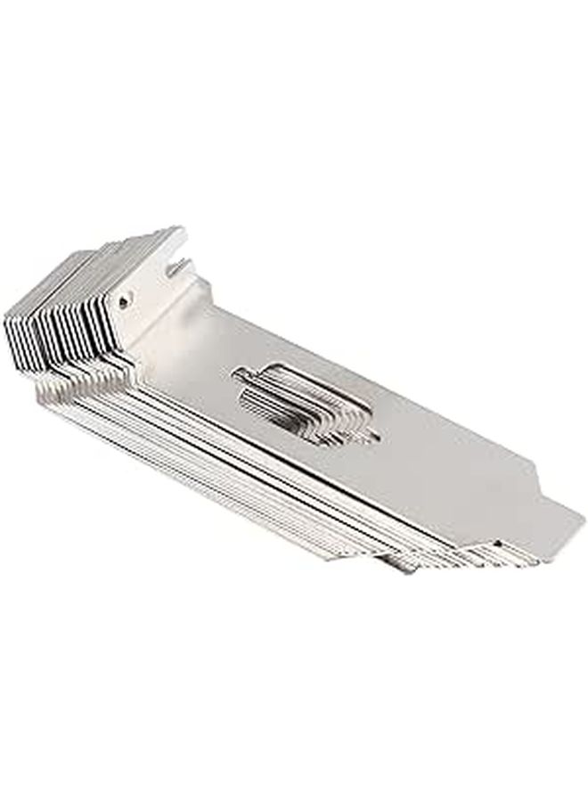20 قطعة من أغطية فتحات PCI الفولاذية المثقبة لتبريد إخراج VGA وحماية من الأوساخ - Image 1