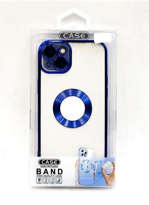 MagSafe Case For iPhone 14 Clear / Blue