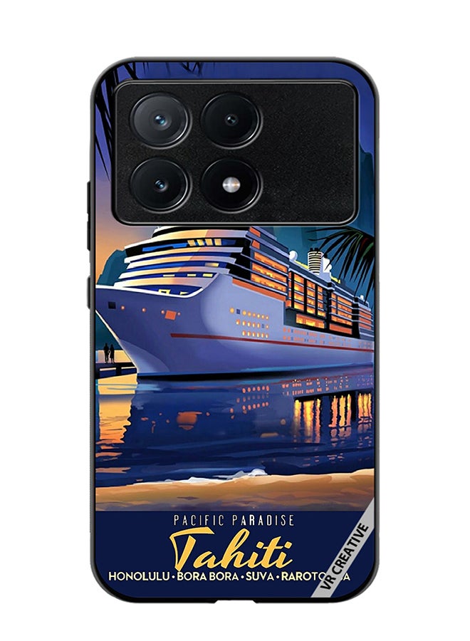 VR CREATIVE Protective Case Cover For Xiaomi Poco X6 Pro Pacific Paradise Design Multicolour - Image 1