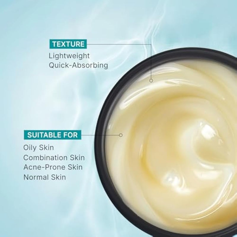 Pilgrim Korean Oil free Gel Moisturizer for oily skin with Hyaluronic Acid & Willow Bark Extracts | Moisturiser for face | Suitable for Oily & Acne-Prone Skin| Men & Women | Korean Skin Care | 50gm - Image 5