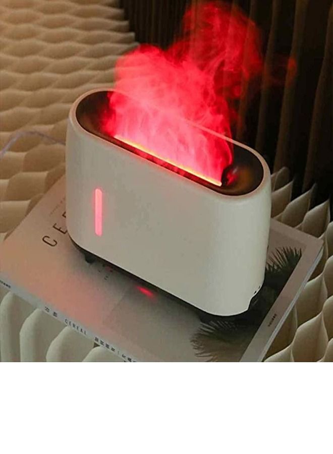 PADOM موزع الزيوت العطرية من بادوم مع ضوء اللهب، مرطب ضباب العلاج بالروائح 180 مل، موزع هواء عطري مع حماية الإغلاق التلقائي للمنزل والمكتب - Image 5