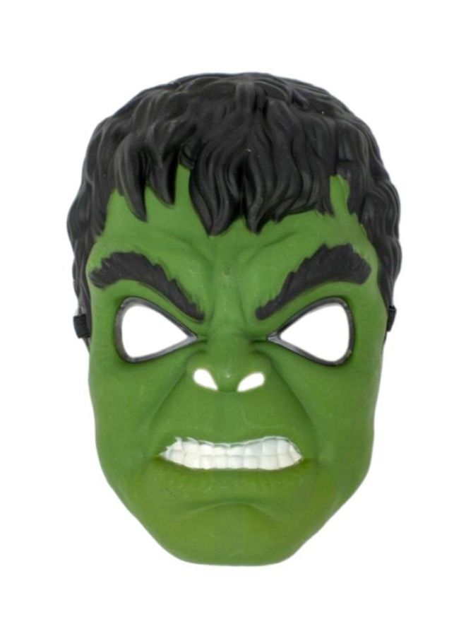 NIBEMINENT Avengers Superhero Hulk Face Mask With LED Light 12x16x3cm - Image 1