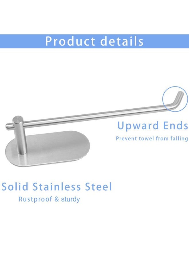 TocTen Hand Towel Holder/Towel Ring, No Drilling Stick on Wall Hand Towel Bar, SUS 304 Stainless Steel Hand Towel Rod, Strong Self Adhesive Hand Towel Rack/Hanger for Bathroom Kitchen (Brushed Nickel) - Image 3