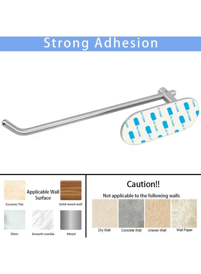 TocTen Hand Towel Holder/Towel Ring, No Drilling Stick on Wall Hand Towel Bar, SUS 304 Stainless Steel Hand Towel Rod, Strong Self Adhesive Hand Towel Rack/Hanger for Bathroom Kitchen (Brushed Nickel) - Image 4