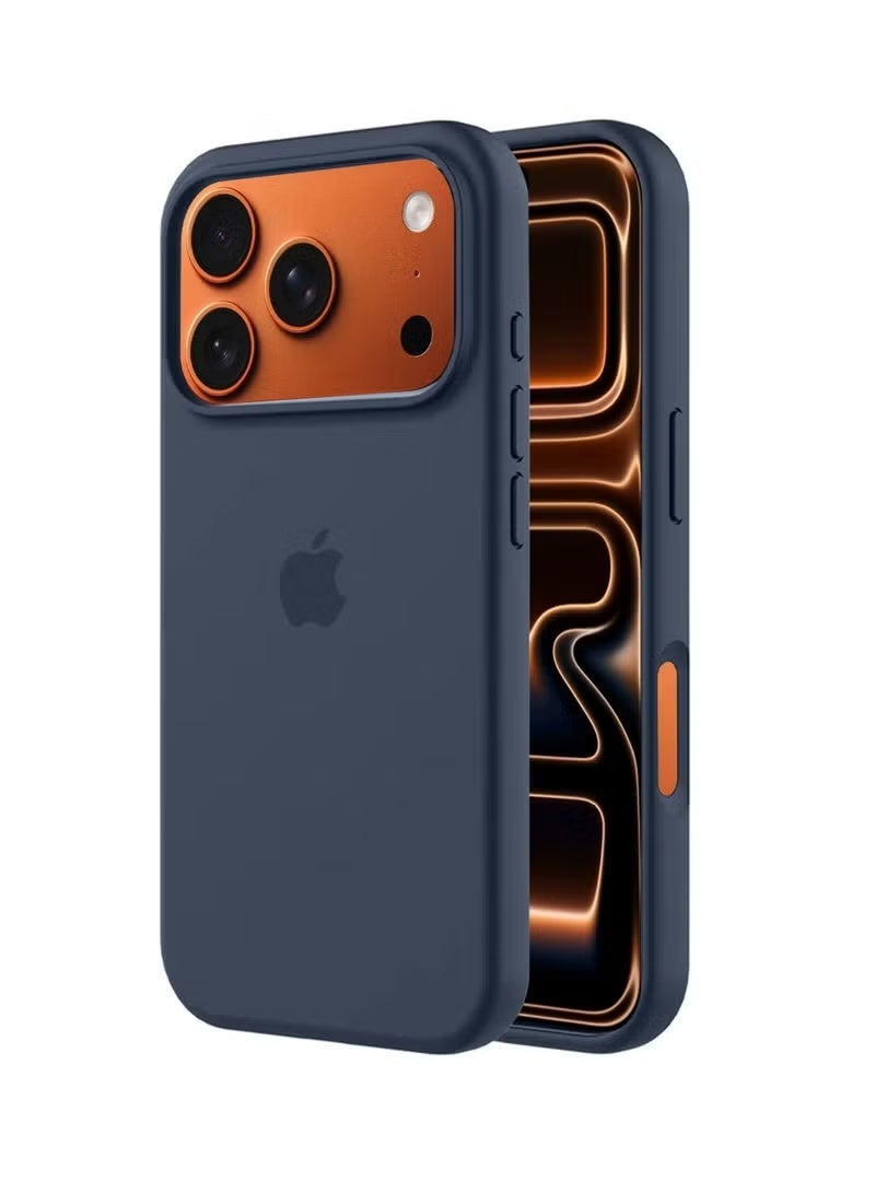 iPhone 17 Pro Max Silicone Case with MagSafe – Midnight - Image 5