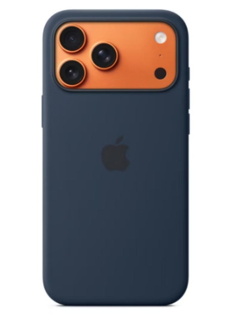 iPhone 17 Pro Max Silicone Case with MagSafe – Midnight - Image 1