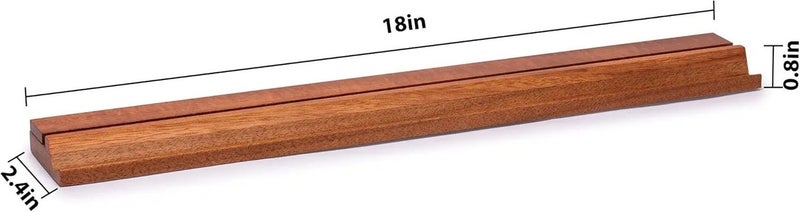 Y&D 1pcs Premium Wooden Mahjong Racks with Pushers - Solid Wood Mahjong Game Holders for Board Games Party - Image 5