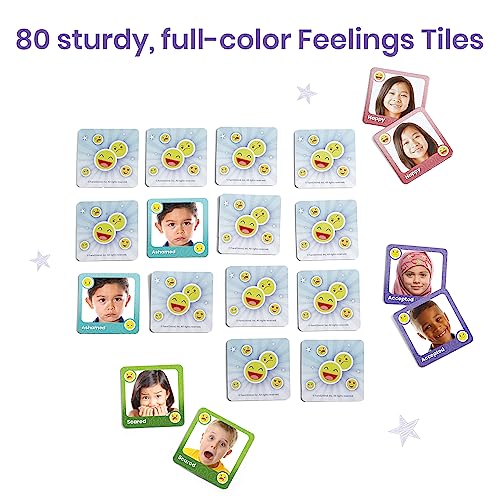 hand2mind Express Your Feelings Memory Match Game, Emotion Cards, Matching Game, Emotional Intelligence for Kids, Play Therapy Games for Kids, Social Emotional Learning Activities, Social Skills Games - Image 2