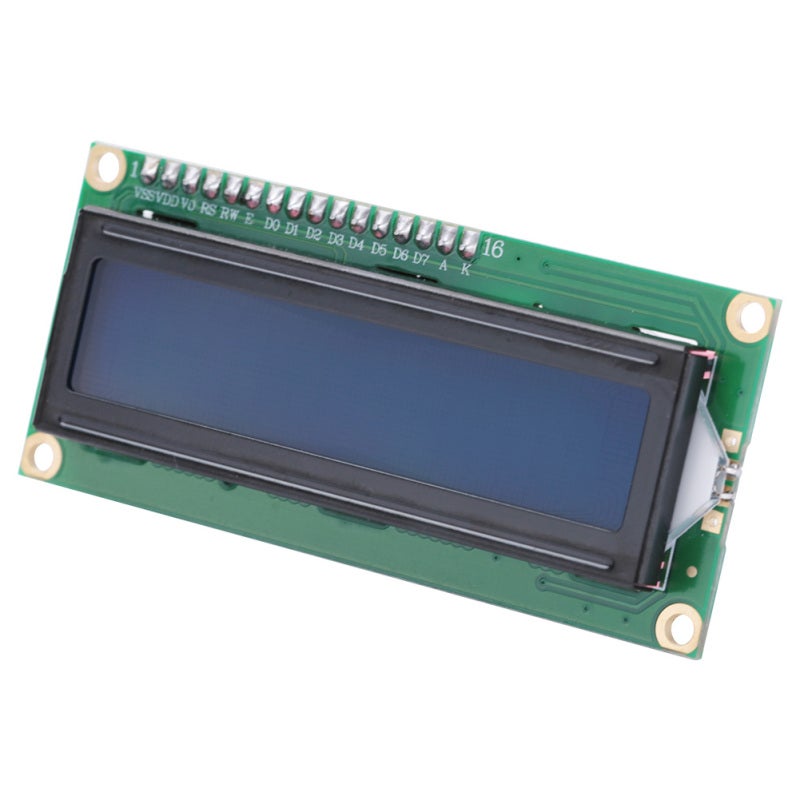 وحدة عرض LCD1602: تغذية طاقة ب5 فولت، تباين قابل للتعديل - تحكم في طاقة الإضاءة الخلفية، يمكن ترابطها بشكل متتالٍ حتى 8 وحدات للاستخدام في إلكترونيات السيارات، معدات الأمن، المنازل الذكية - Image 2