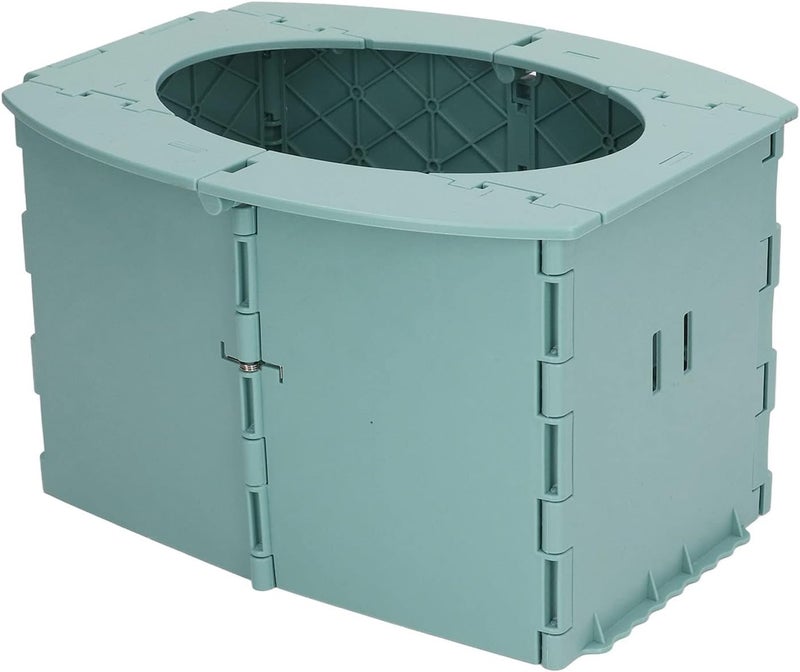 Foldable PP Toddler Potty with Easy Installation and Cleaning, Ideal for Travel and Training (Green) - Image 4
