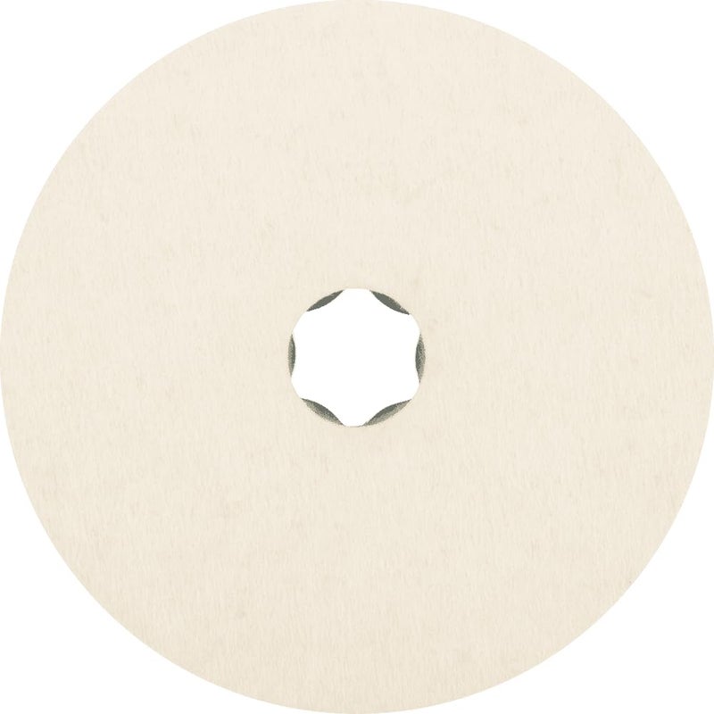 PFERD COMBICLICK Felt Disc, 5 pc. | 4-1/2 inch dia. | 48705 - for pre-polishing and high-gloss polishing with an angle grinder, works with polishing paste bars - Image 2
