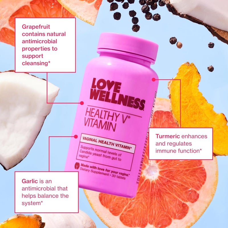 Love Wellness Good Girl Probiotics and Healthy V Vitamin  Womens Wellness Duo  Womens Probiotics Supplements for pH Balance and Vaginal Health - Image 5