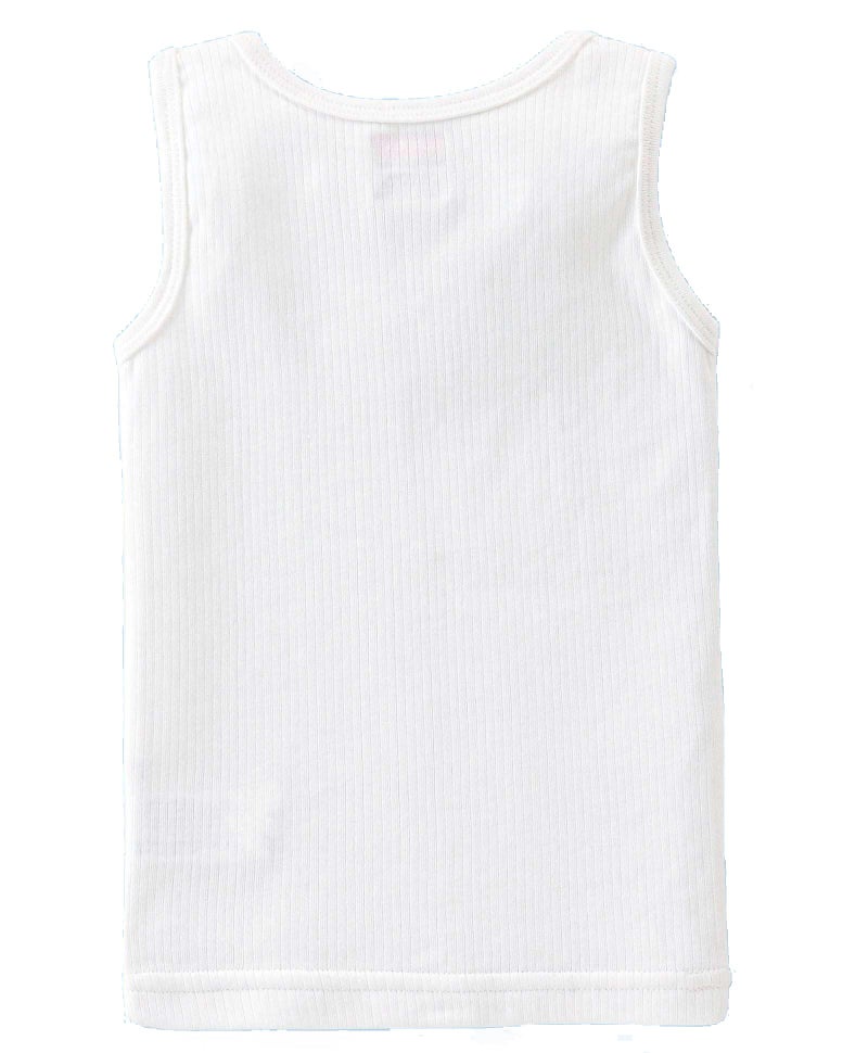 U Care UCARE Kid's Cotton Regular Fit Thermal Upper/Winter Wear/Warmer Vest For Girls and Boys, Sando Style, 2 Upper (White, 3-6 Months) - Image 3