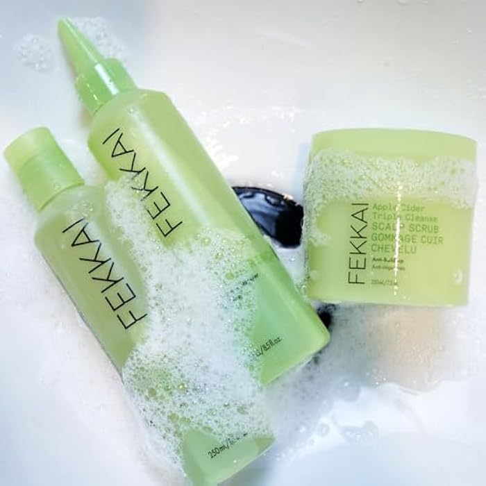Fekkai Apple Cider Detox Rinse (2 oz) + Apple Cider Detox Shampoo (2 oz) - Free of Sulfates, Parabens, Phthalates - Vegan, Cruelty-Free - Image 3