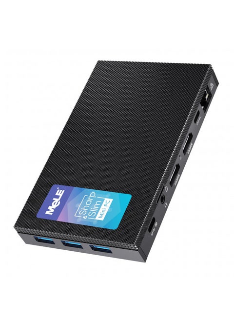 MeLE Quieter3C Fanless Mini PC Windows 11 Pro Celeron N5105 8GB 256GB Micro Computer with Full Function Type C Small Desktop WiFi6 Ethernet PXE Unlock BIOS PD Industrial Personal Media