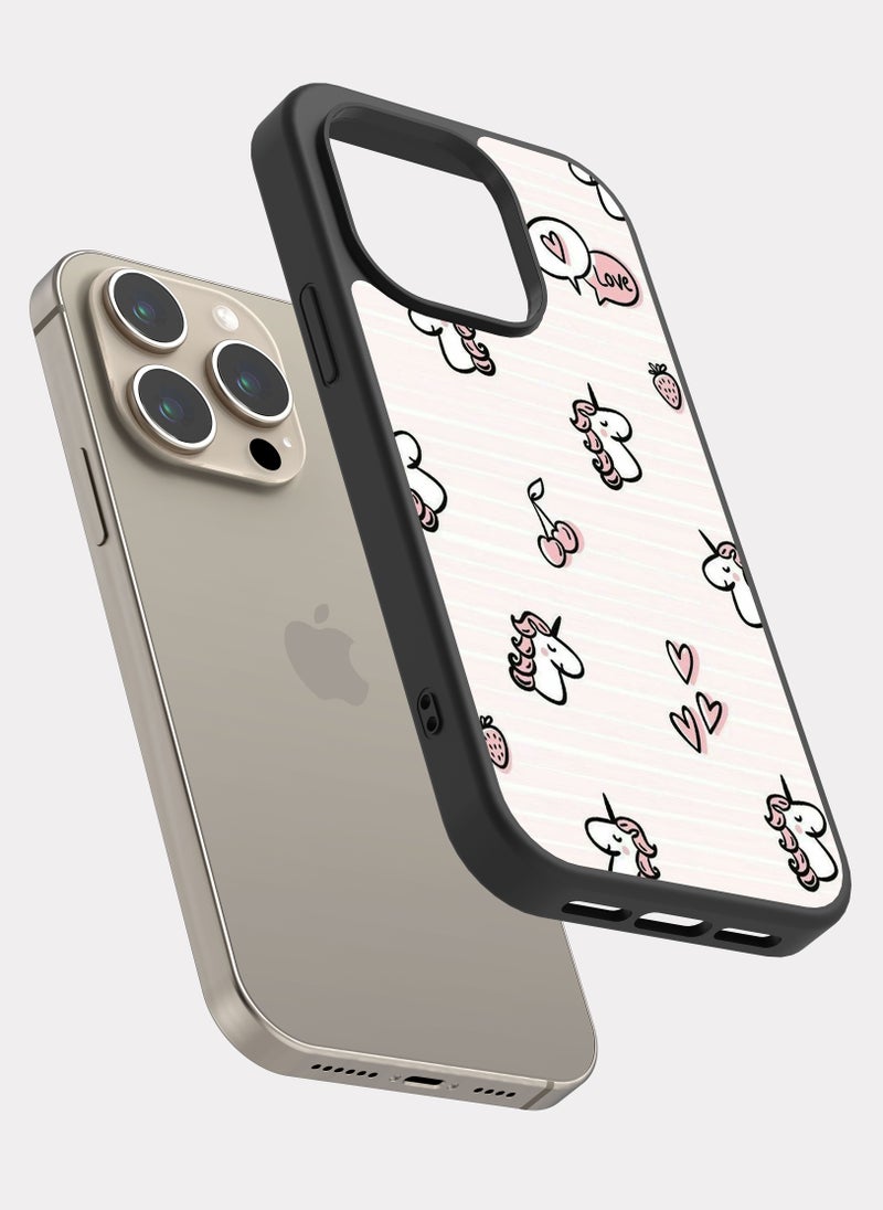 PXLAAT iPhone 15 Pro case cover Unicorn - Image 2
