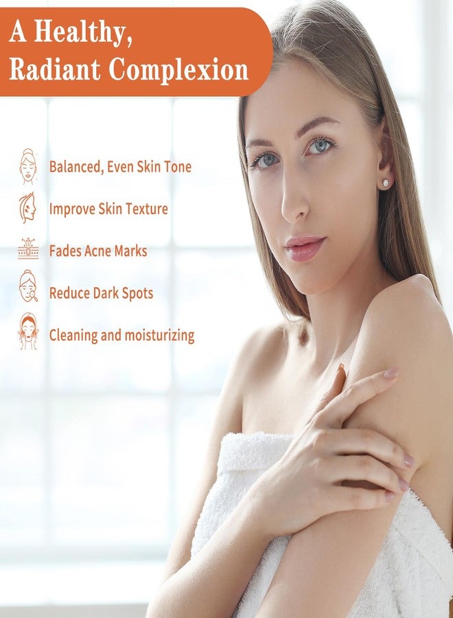EUQEE Glutathione Kojic Acid Soap, 5 oz Glutathione Soap Bars with Glutathione, Vitamin C, Collagen for Rejuvenating Skin, Reduces the Appearance of Dark Spots Fine Lines with a Foaming Net- 2 x 142g - Image 4