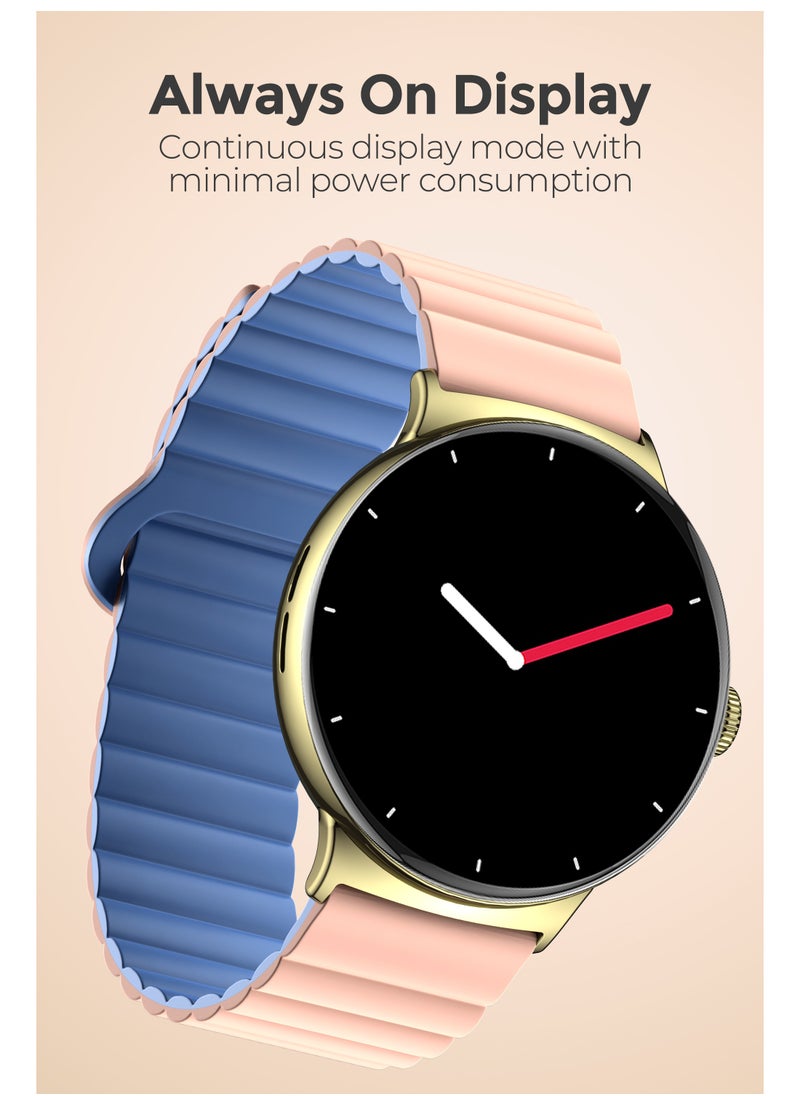 Faster - Smart Watch 4 Pro Amoled 1.43" Always On Display Gold - Image 1