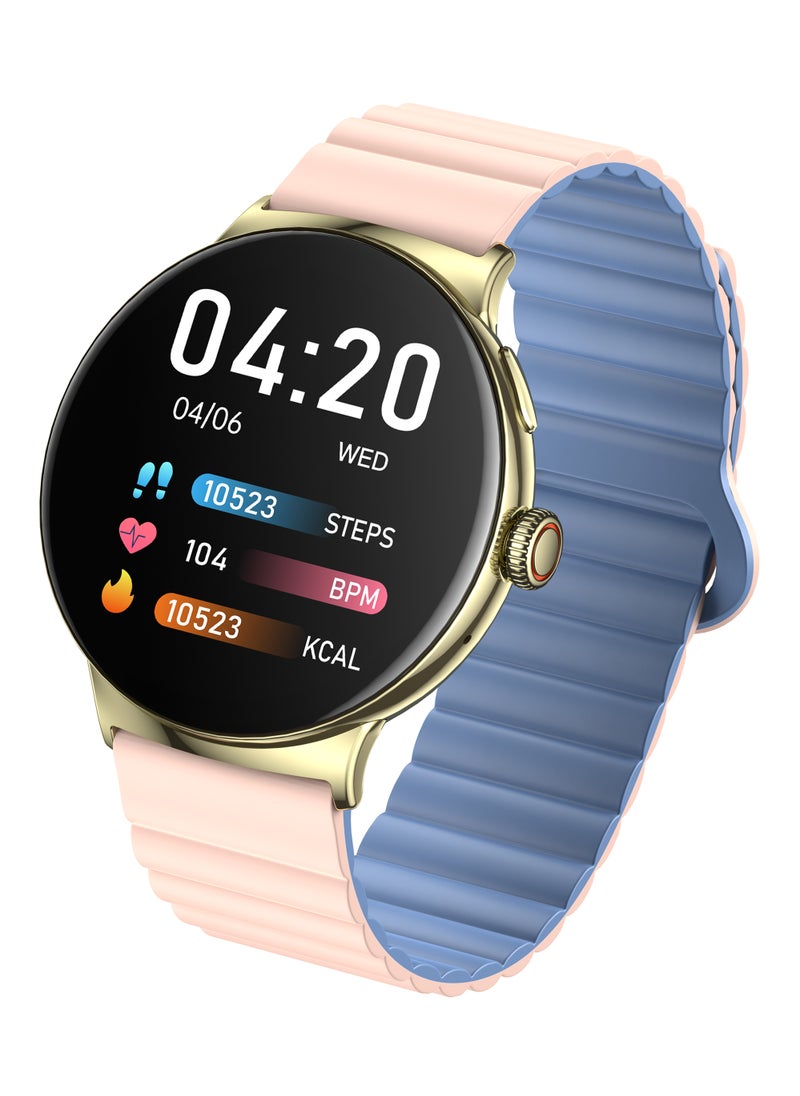 Faster - Smart Watch 4 Pro Amoled 1.43" Always On Display Gold - Image 1