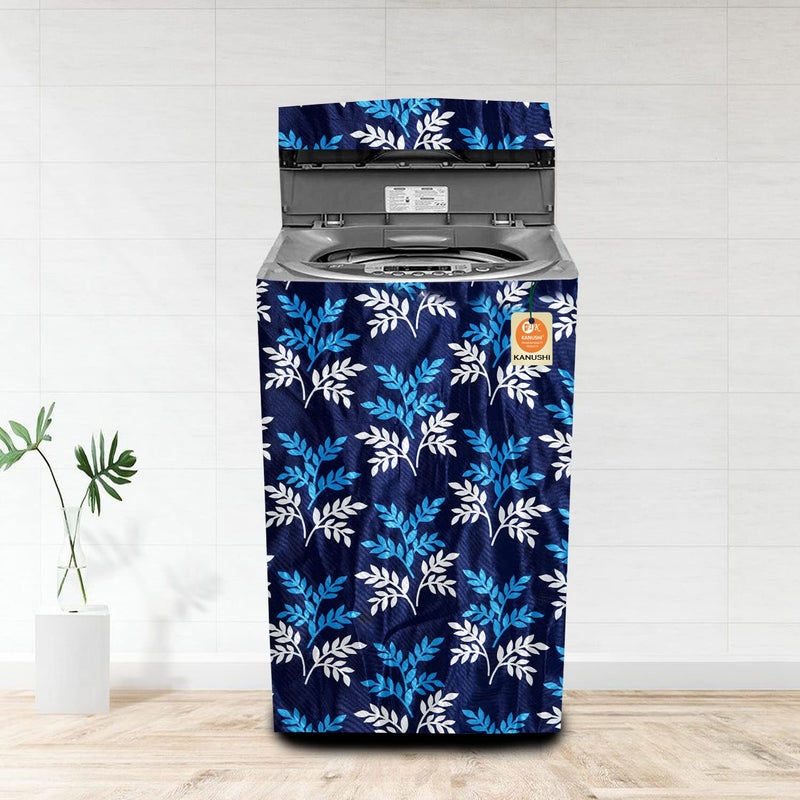 KANUSHI Industries® Washable & Dustproof Top Load Fully Automatic Washing Machine Cover (Suitable for 6 Kg, 6.5 kg, 7 kg, 7.5 kg) (Blue-Small-LEVS-TOP-Load-Fully) - Image 5