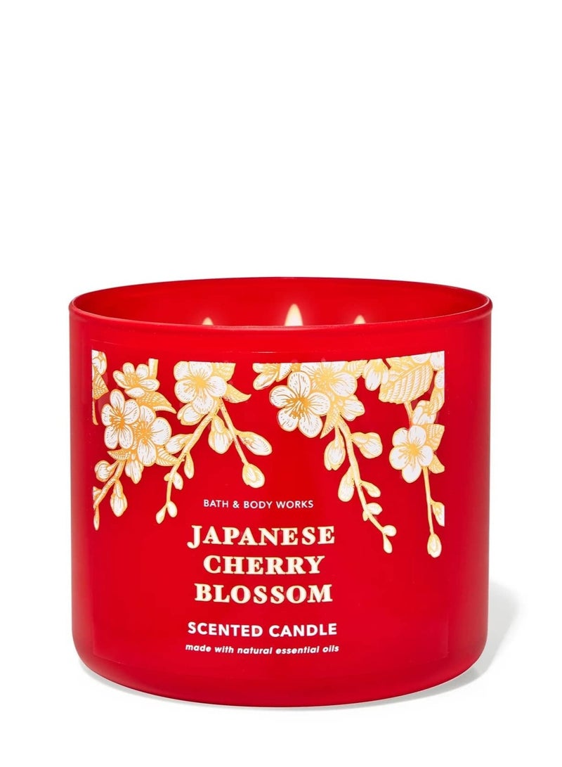 باث آند بودي وركس شمعة جابانيز شيري بلوسوم من باث آند بودي وركس، 411 جرام - Image 1