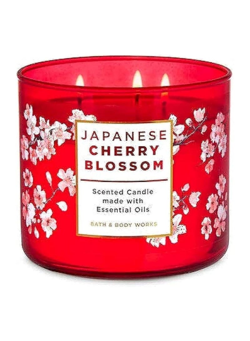 باث آند بودي وركس شمعة جابانيز شيري بلوسوم من باث آند بودي وركس، 411 جرام - Image 2