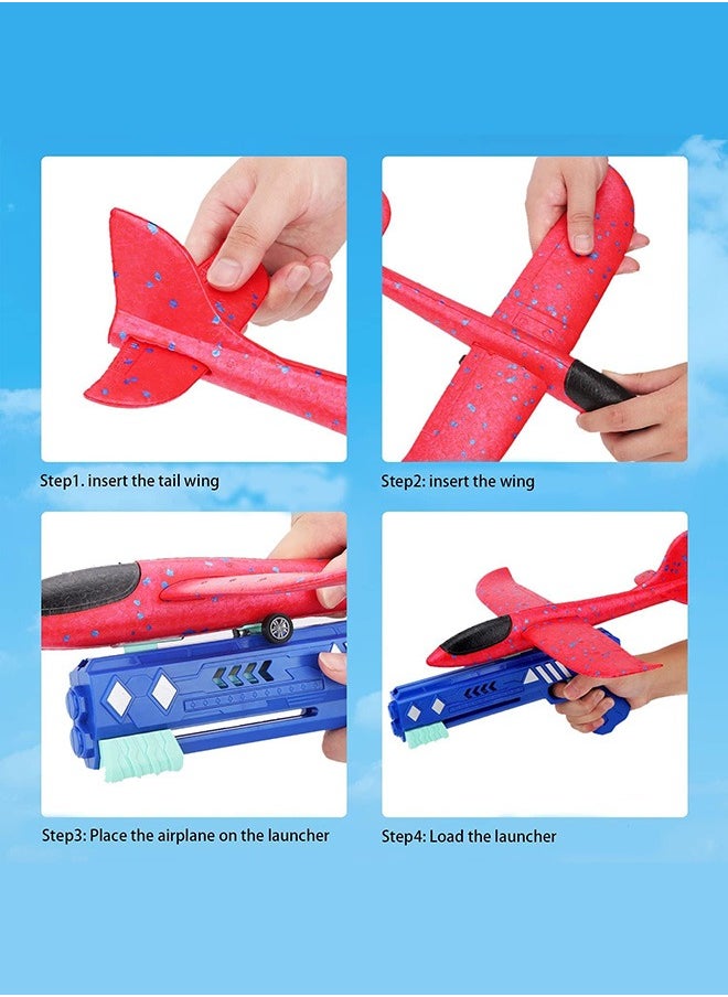 joyzzz - One-click Ejection Model Foam Airplane 1 piece Toy With Launcher - Image 1