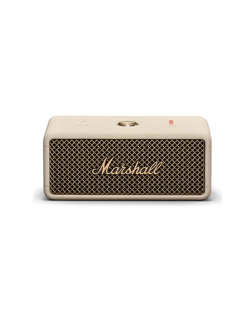 Emberton III Portable Bluetooth Speaker - Water Resistant Wireless Speaker Portable Speaker with 32+ Hours of Playtime - Cream